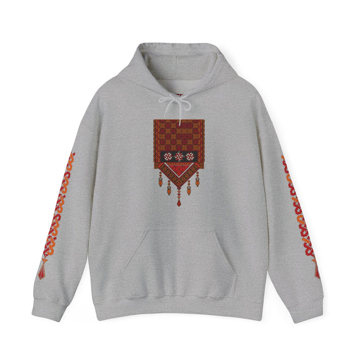 Unisex New Palestinian Tatreez Hoodie - The Kufiya ShopUnisex New Palestinian Tatreez HoodieHoodiePrintifyThe Kufiya Shop21632087903056034286Sport GreySUnisex New Palestinian Tatreez Hoodie