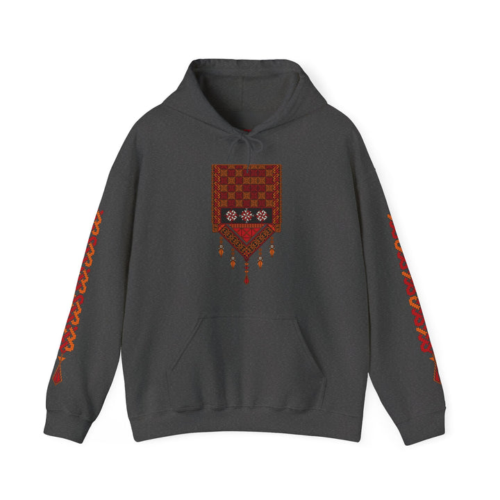 Unisex New Palestinian Tatreez Hoodie - The Kufiya ShopUnisex New Palestinian Tatreez HoodieHoodiePrintifyThe Kufiya Shop25899700468697492945Dark HeatherSUnisex New Palestinian Tatreez Hoodie