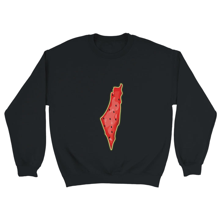 Unisex Palestine Map Watermelon Sweatshirts - The Kufiya ShopUnisex Palestine Map Watermelon SweatshirtsSweatshirtThe Kufiya StoreThe Kufiya Shop15f36bee - d56b - 4376 - 856a - 9762774dc33cSBlack0d25317b - a8f0 - 447a - b6d5 - b5ab76407bf5