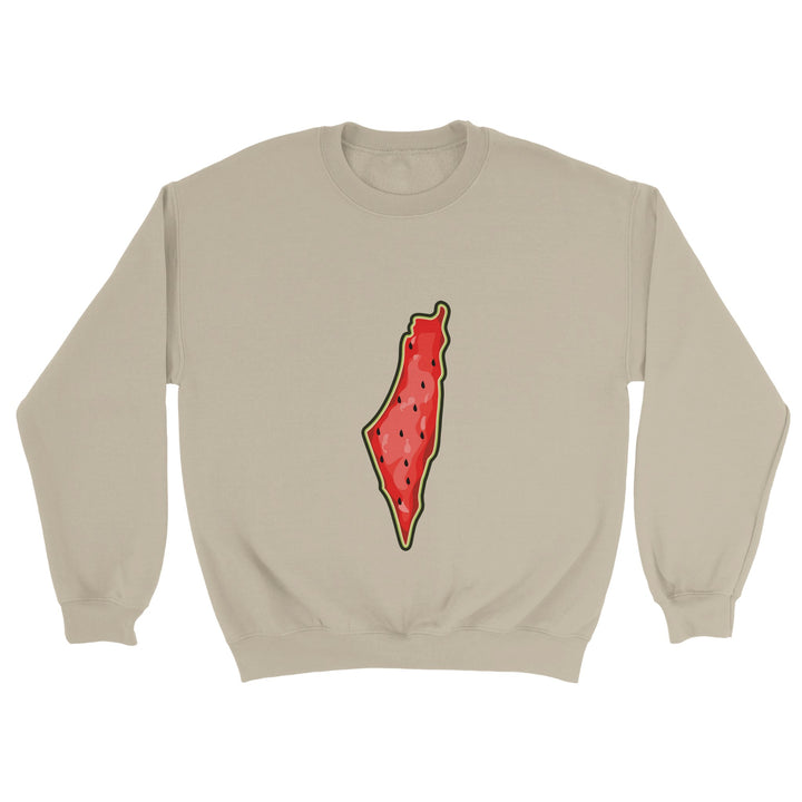 Unisex Palestine Map Watermelon Sweatshirts - The Kufiya ShopUnisex Palestine Map Watermelon SweatshirtsSweatshirtThe Kufiya StoreThe Kufiya Shop2ed7211b - a6c6 - 457f - 8af7 - ab2e275dfaeaSSand83506933 - d899 - 469c - b8f8 - 757b008d9526