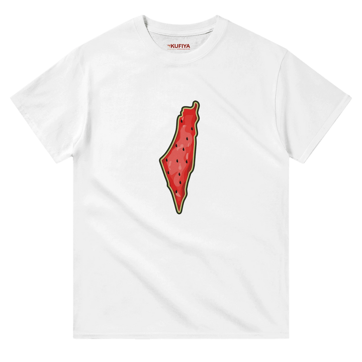 Unisex Palestine Map Watermelon T-shirt - The Kufiya ShopUnisex Palestine Map Watermelon T-shirtT-ShirtThe Kufiya StoreThe Kufiya Shop86a26398 - 17c5 - 4a79 - bbde - 236ceeed287fSWhiteb816b95a - f0c6 - 4dc2 - a606 - bbdabf20fbd0