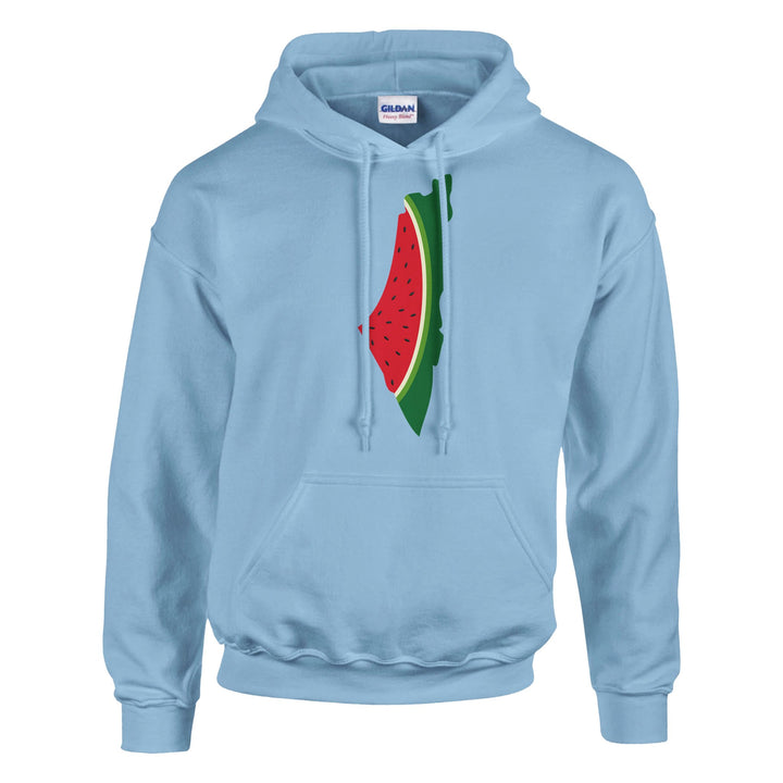 Unisex The Palestine Map & Watermelon Hoodie - The Kufiya ShopUnisex The Palestine Map & Watermelon HoodieHoodieThe Kufiya StoreThe Kufiya Shopc2458e22 - 3c47 - 40c9 - 8213 - a64e7533aa44SLight Bluefe687a8e - 3394 - 446d - b084 - d64402e74447