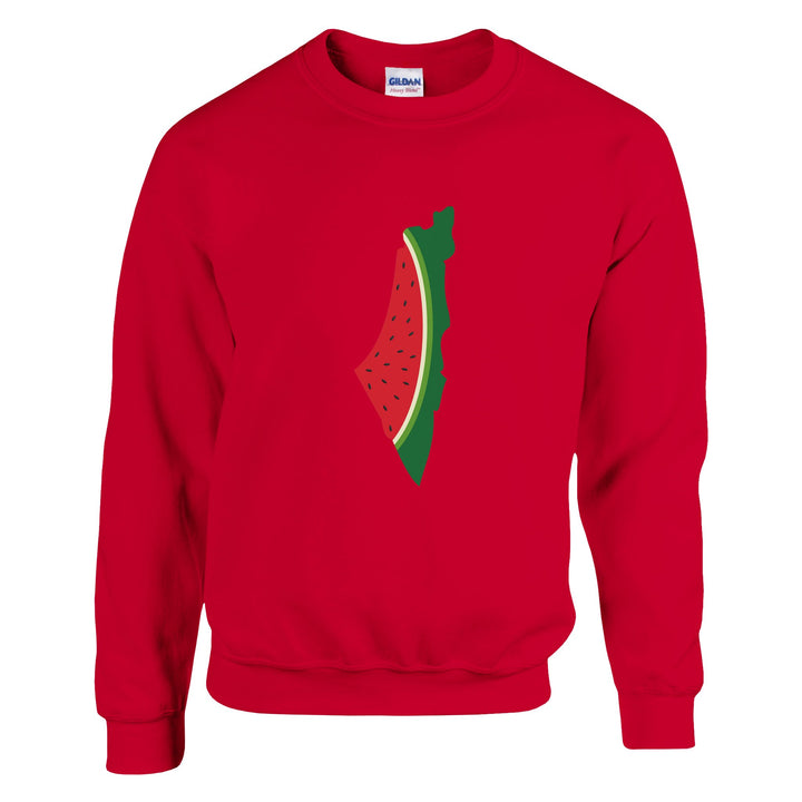 Unisex The Palestine Map & Watermelon Sweatshirts - The Kufiya ShopUnisex The Palestine Map & Watermelon SweatshirtsPrint MaterialThe Kufiya StoreThe Kufiya Shop85d1c0f7 - e5c9 - 4b07 - ab36 - f8b33347f85aSRed7d43c874 - a1be - 4ac3 - 947b - 11dbe005bda0