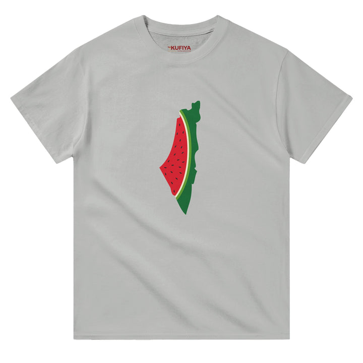 Unisex The Palestine Map & Watermelon T-shirt - The Kufiya ShopUnisex The Palestine Map & Watermelon T-shirtT-ShirtThe Kufiya StoreThe Kufiya Shopdb5f005a - 0079 - 405d - 9a85 - c2f2be25885eSAsh52b826eb - 9461 - 4e54 - a90b - 711a86346439